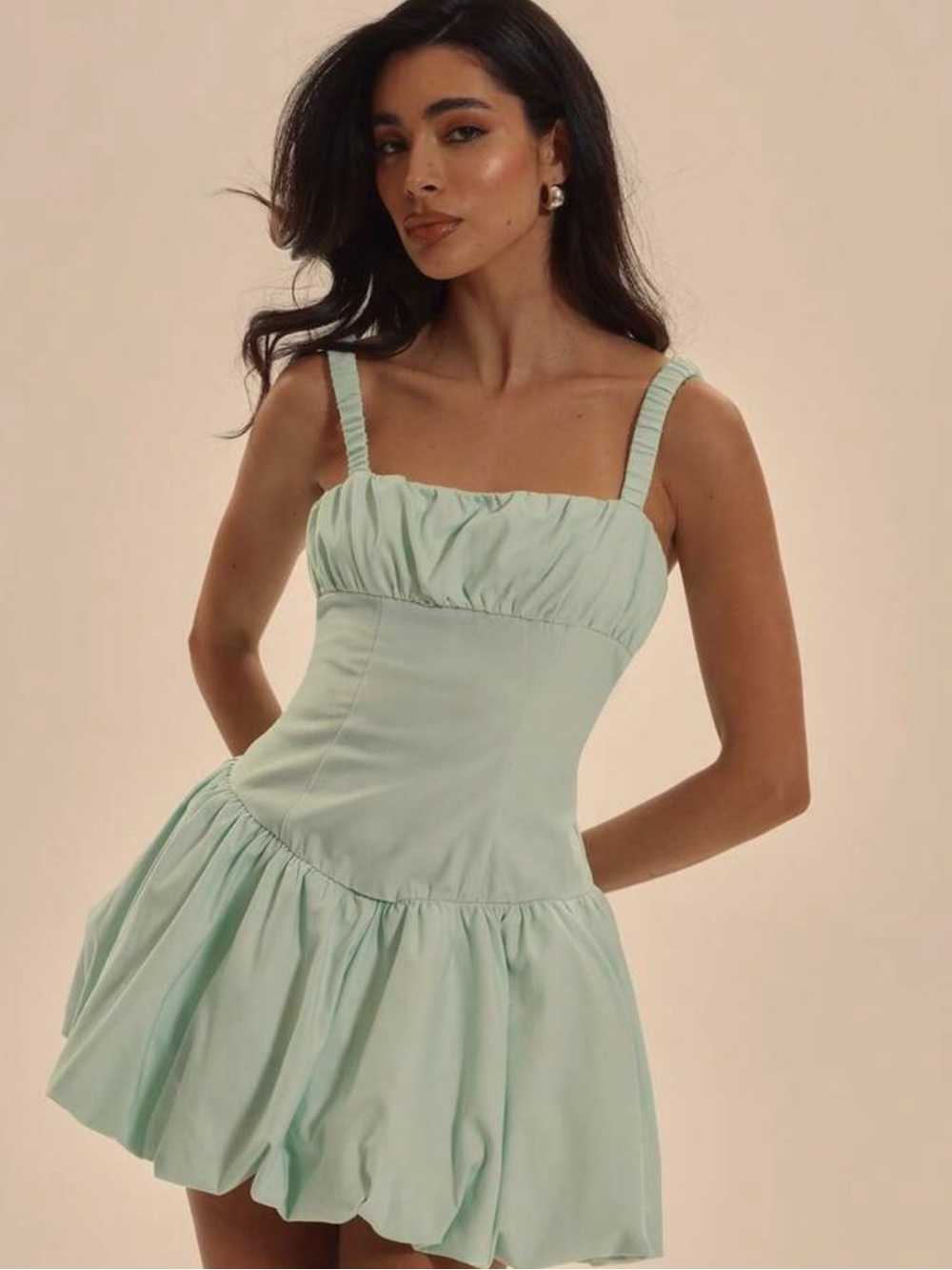 Mint Green Mini dress